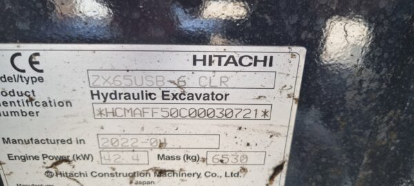 Hitachi ZX65USB-6 minigraver 2022
