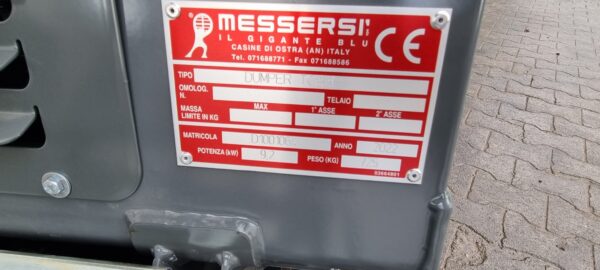 Messersi TC95d rupsdumper 2022