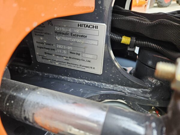Hitachi ZX19U-6 minigraver 2023 ref 34229 RESERVED