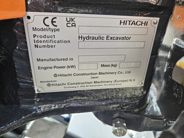 Hitachi ZX10U-6 minigraver 2023 ref 21132