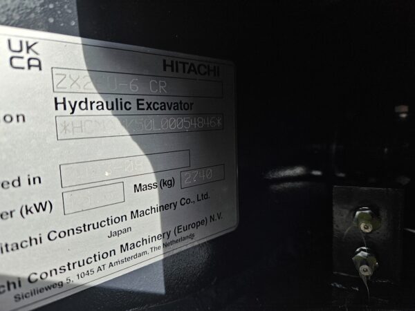 Hitachi ZX26U-6 2023 minigraver ref 54846