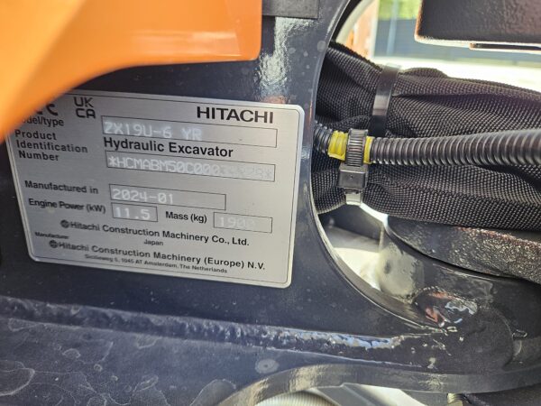 Hitachi ZX19U-6 minigraver 2024 ref. 35278